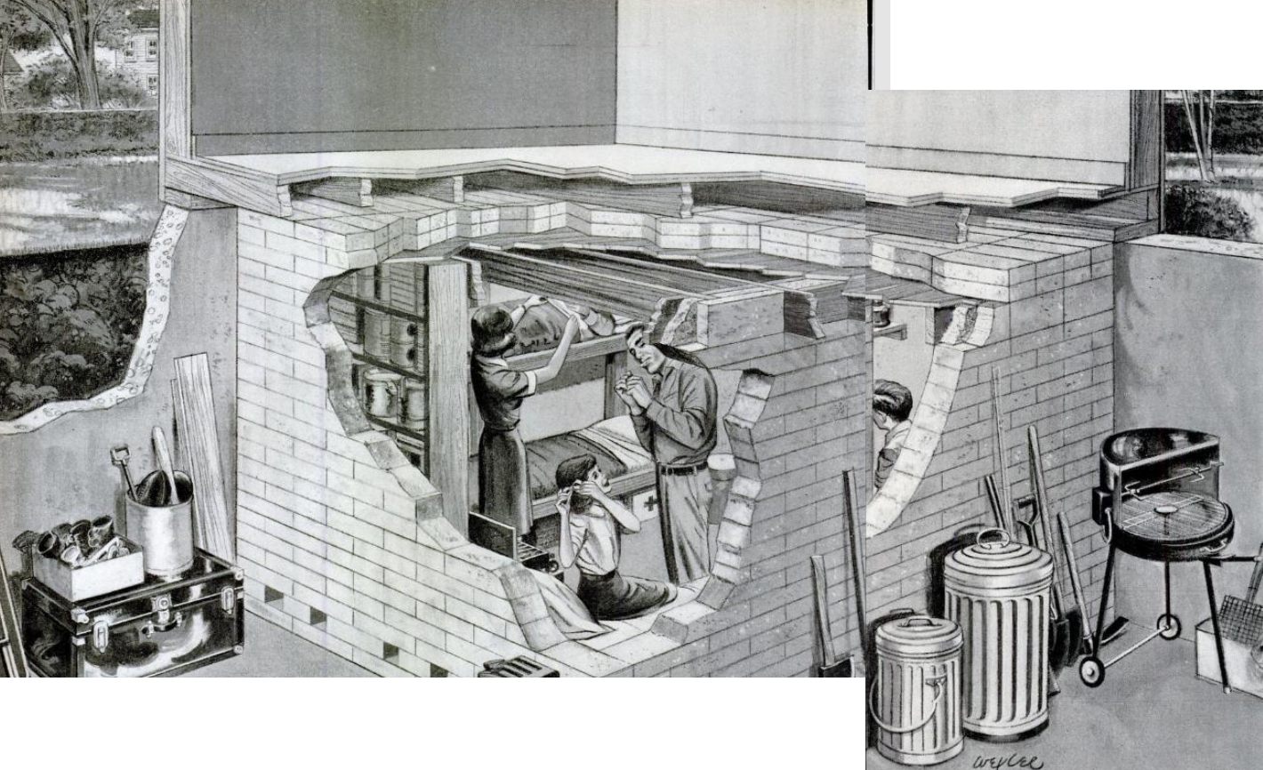 Basement Bomb Shelter, 1961