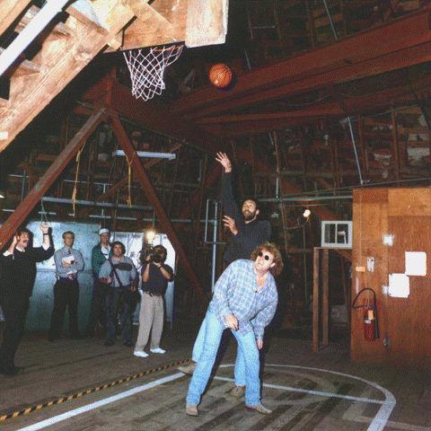 Disneyland Matterhorn Basketball Court