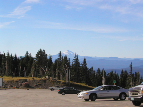 Timberline Lodge Parking Lot