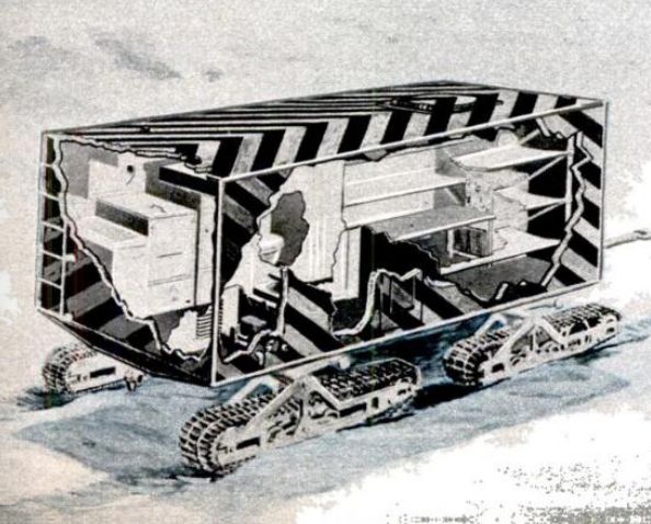 Arctic Wanigan Cutaway 1950