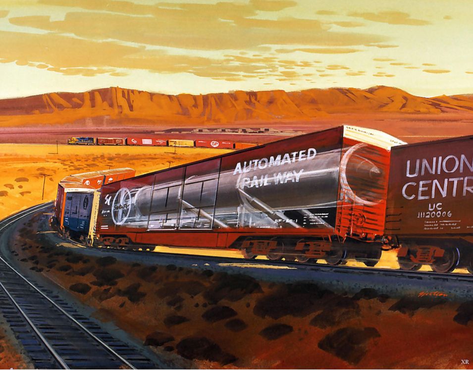 Peacekeeper Rail Garrison Car Cutaway, 1986