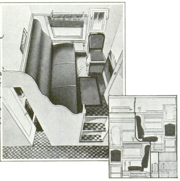 Two Story Pullman Rail Car 1930