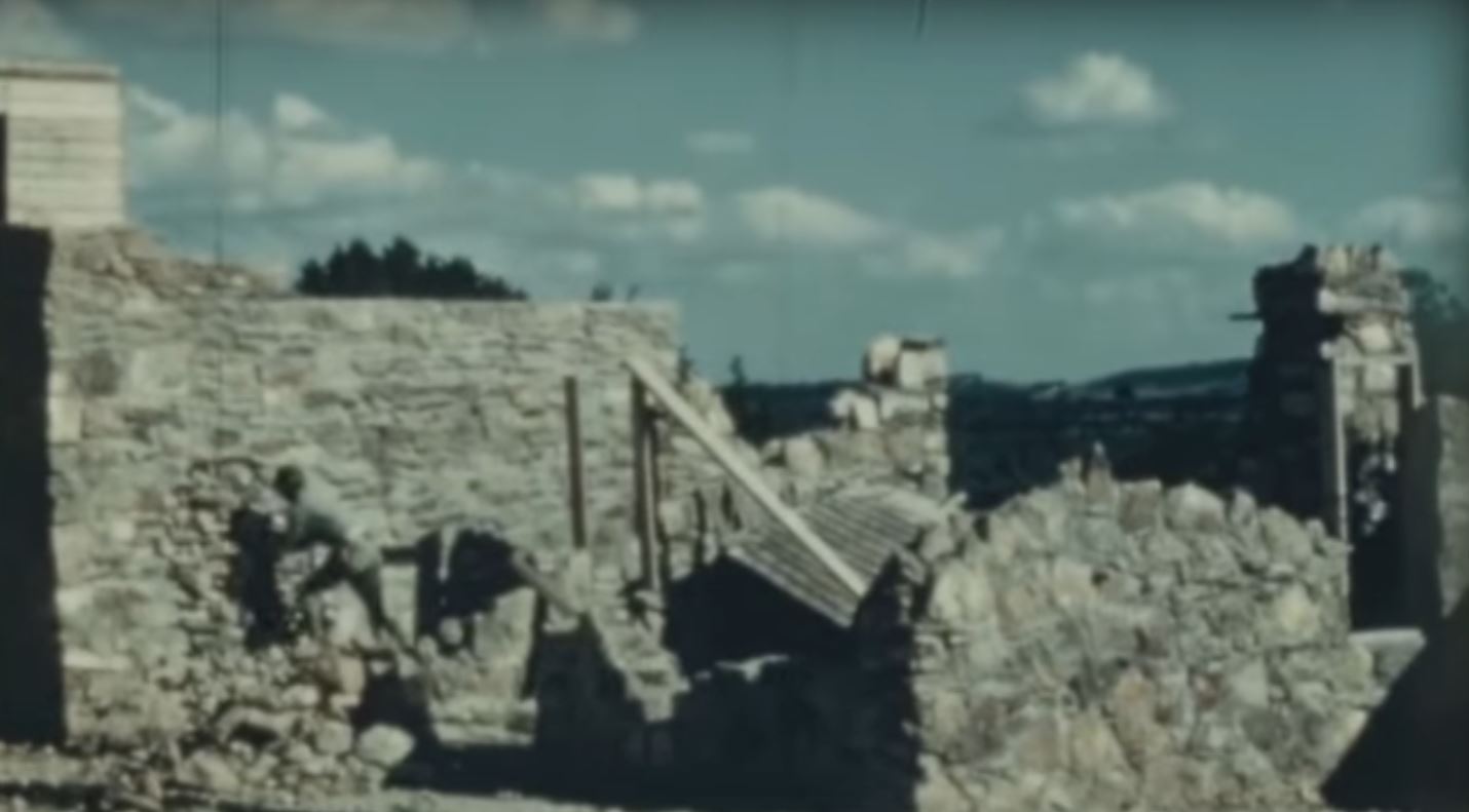 Fake Nazi Rubble Camp Hood