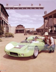 Dan Blocker and Huffaker-built Nickey Chevrolet Genie Mk10, named the Vinegaroon and driver John Cannon.