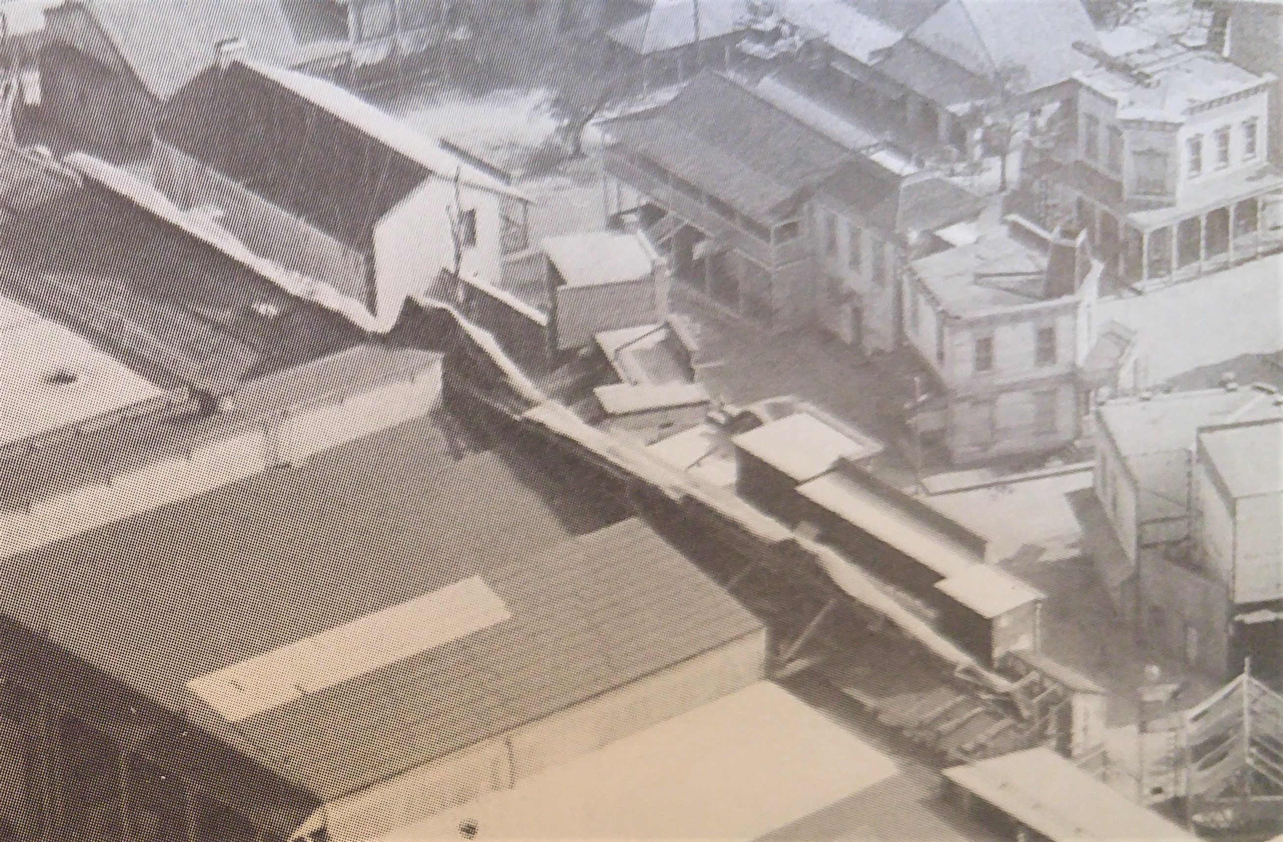 Paramount Backlot Aerial View 1960 - Close Up