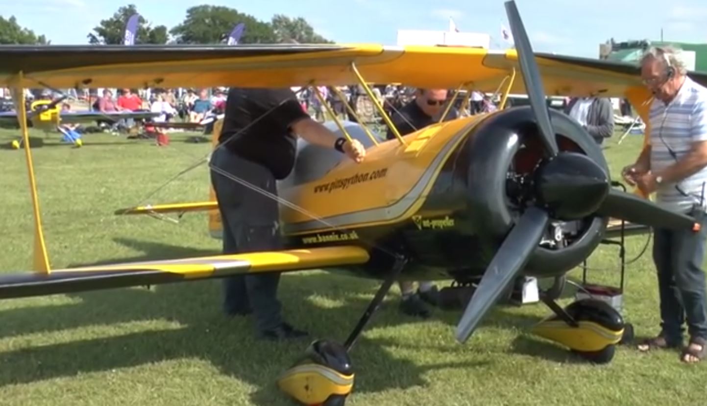 Giant 85 Percent Scale RC Biplane