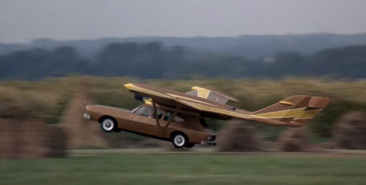 Man With the Golden Gun Flying Car - Model