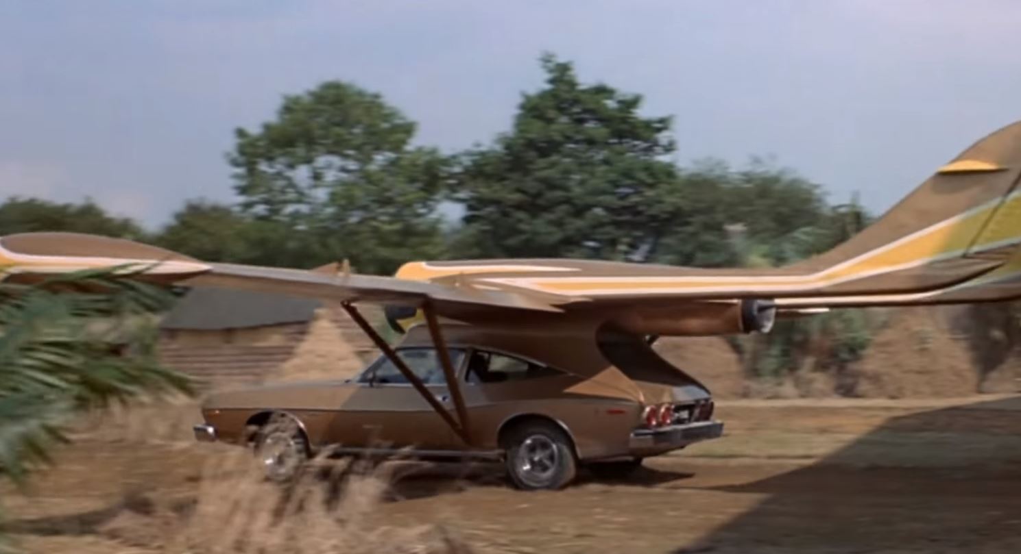 Man With the Golden Gun Flying Car - Real