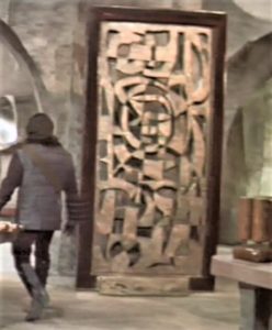 Planet of the Apes 1968 Set Courtroom and Divider 2 Close Up