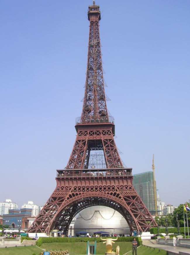 Schenzen Window of the World Eiffel Tower Replica