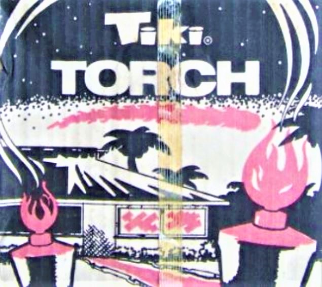 Tiki Torch Original Package and Artwork