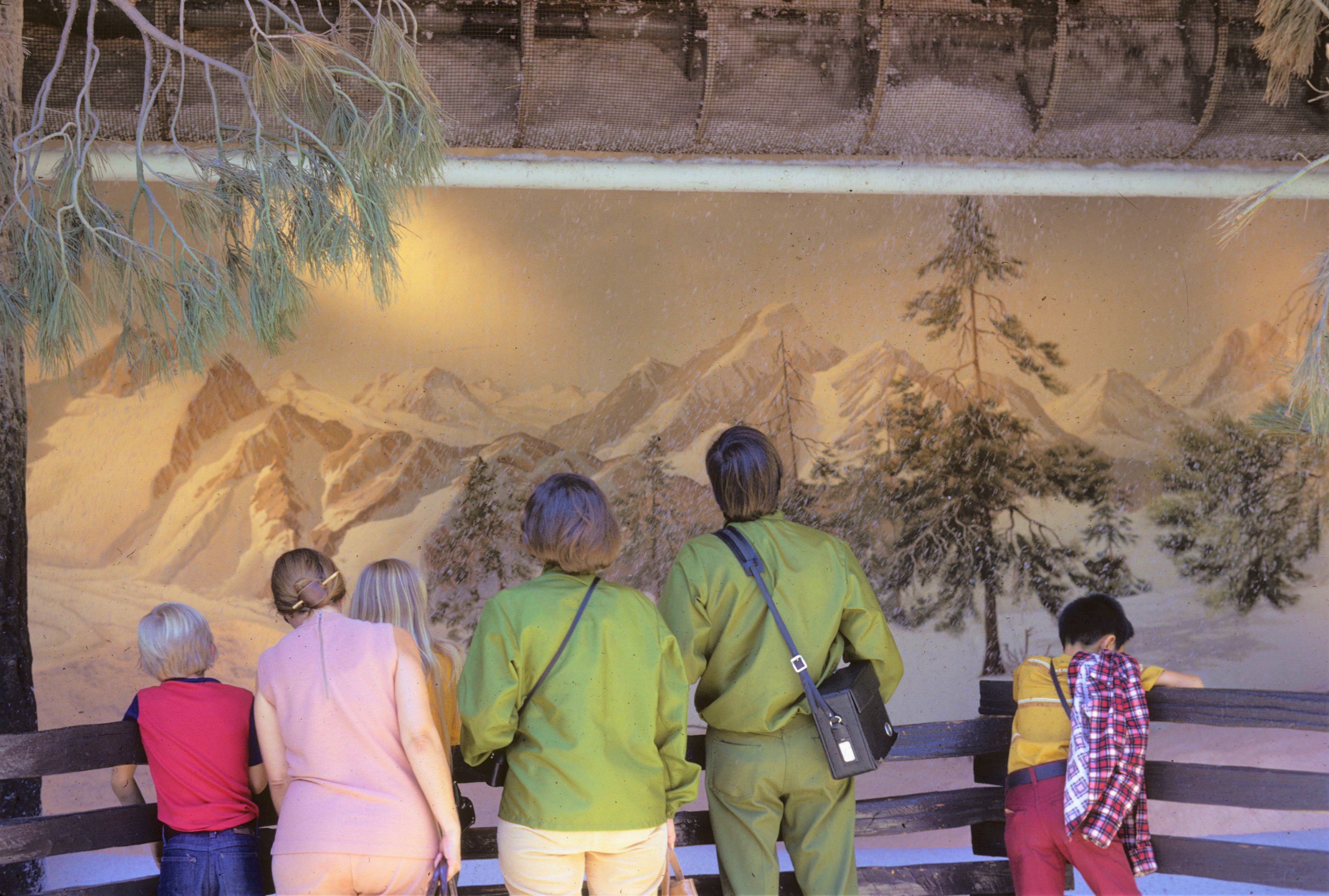 Universal Studios 1972 - Snow Backdrop