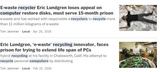 Washington Post: Eric Lundgren Conviction