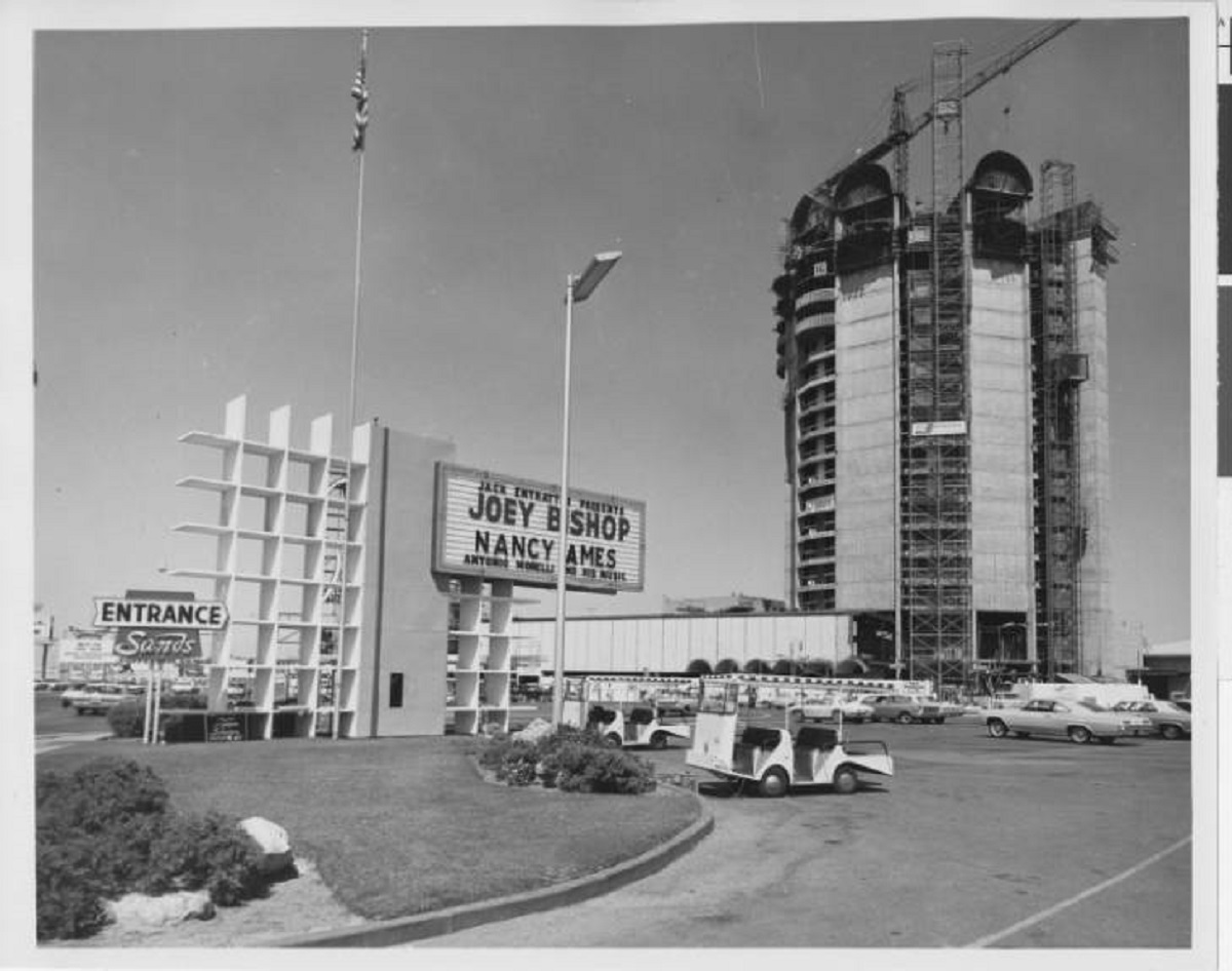 Sands Hotel Sign Second Phase Rebuilt