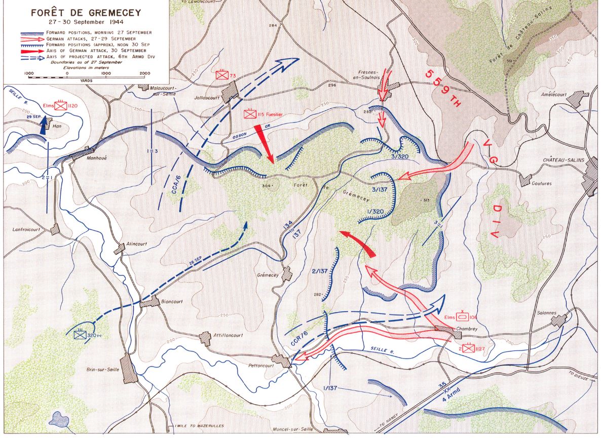 The Forêt de Grémecey Battle September 1944