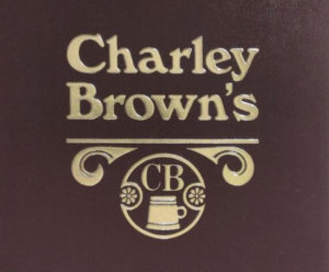 Charley Brown's Menu