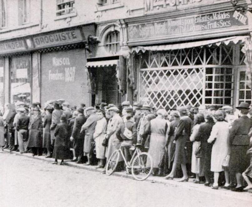 Brussels Breadline Post World War II