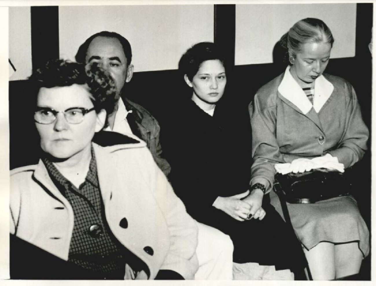 Lola DeWitt and Mother at Trial