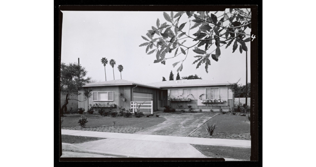 Spadrom Estates House, Anaheim, CA 1956