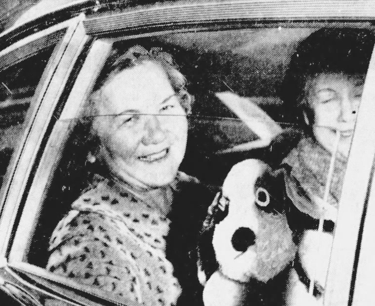 Nina Kukharchuk, wife of Soviet Premier, visits San Francisco.